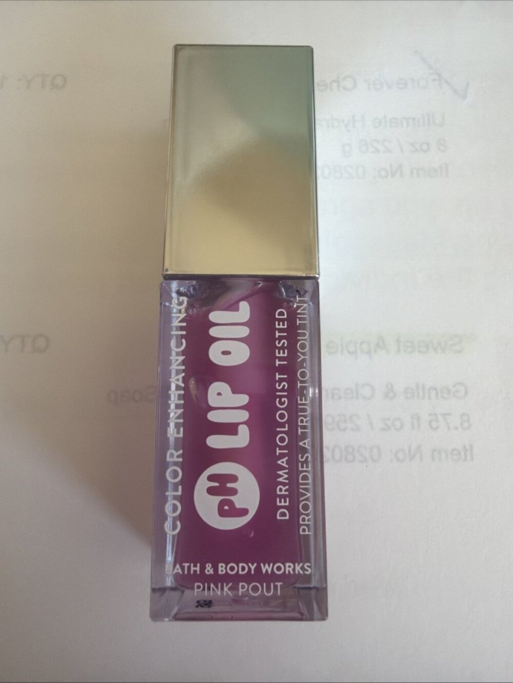 ALL NEW Pink Pout Color Enhancing pH Lip Oil 0.21 fl oz Bath & Body Works